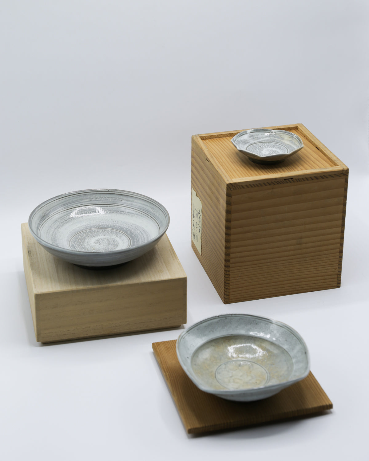 Mishima Ware by Ido Shinpei (Set of 2)