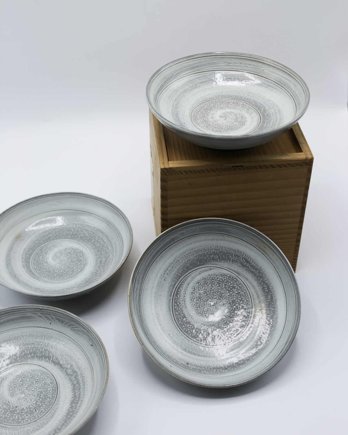 Mishima Ware by Ido Shinpei (Set of 2)